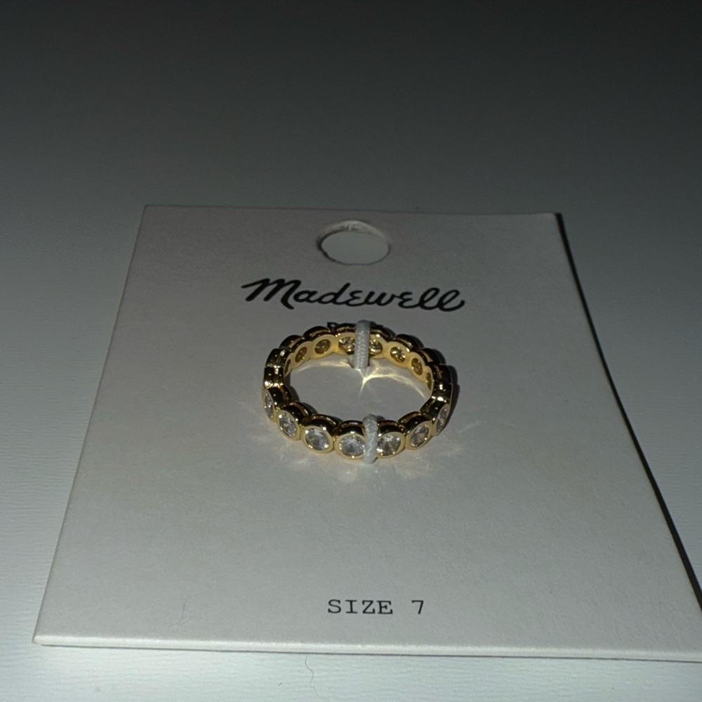 Madewell Gold and Silver Eternity Ring
